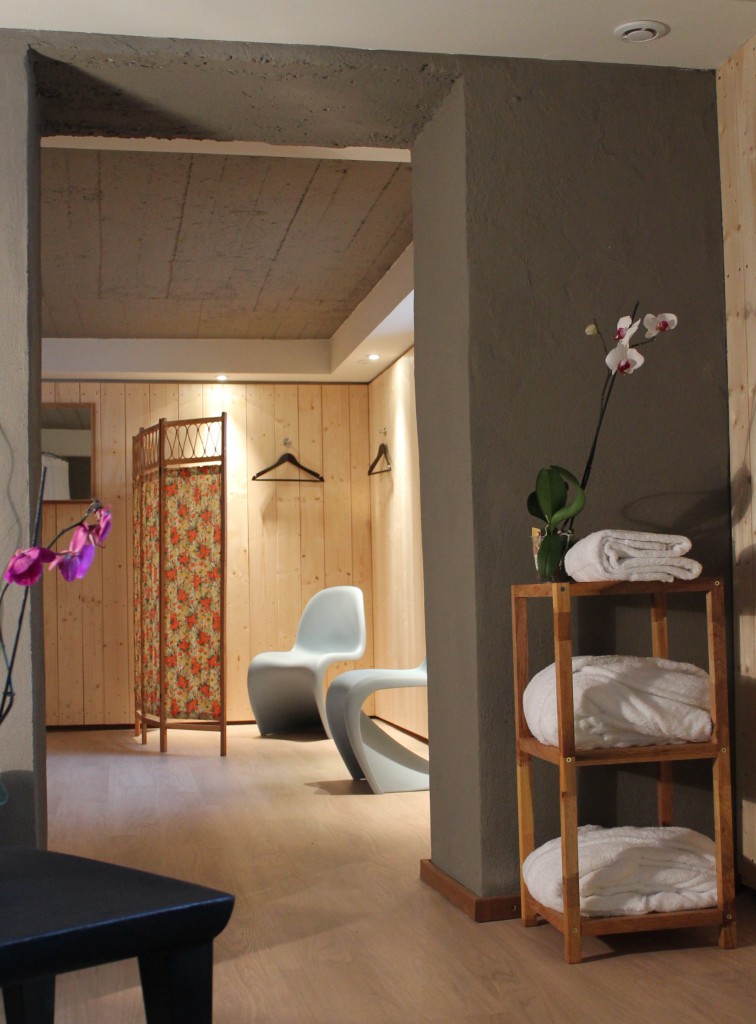 villa elyane colmar sauna partie vestiaire