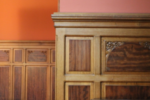Boiseries au motif de Belladone
