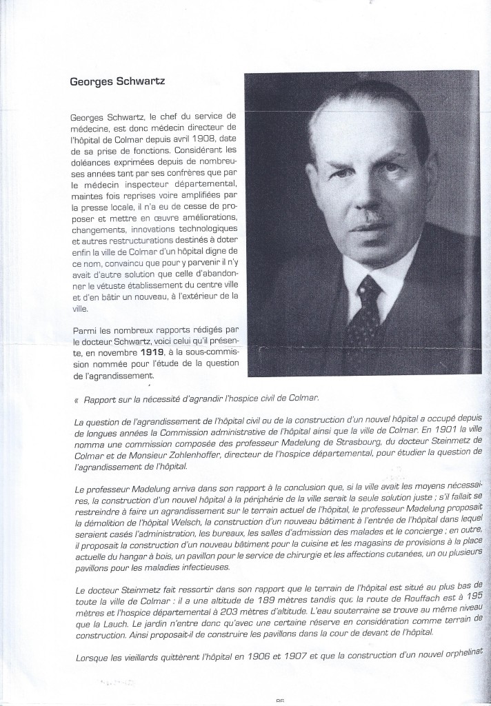 Georges Schwartz et l'hopital Pasteur page 2