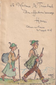 aquarelle Hansi Mme M Trimbach