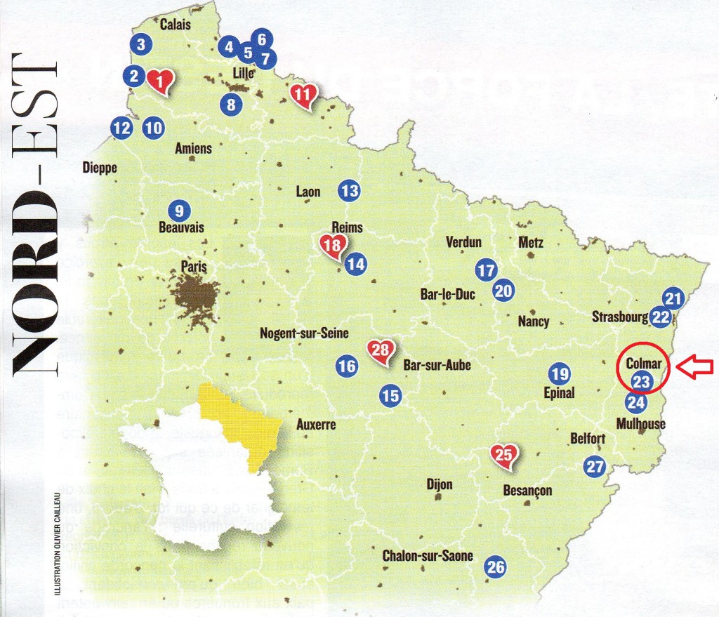 sélection Nord Est Figaro 2014
